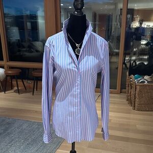 Striped Button-Up Shirt